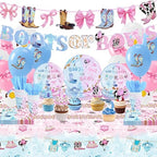 224pcs Gender Reveal Decorations, All-in-One Decor Set for 24 Guests by Unknown