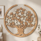 Personalized Fall Maple Tree Drop Box Wedding Guest Book Alternative - Image 5