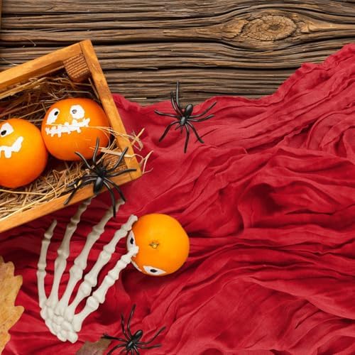6 Pack Cheesecloth Table Runner 10Ft Christmas Gauze Boho Table Runners for Wedding Decor Bridal Shower Decorations Baby Shower Party(35" x 120") - Image 5