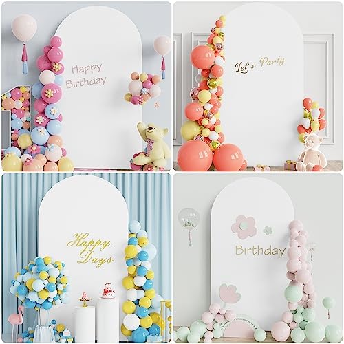 Putros Arch Backdrop Stand and Cover Set, 7.2ft Arch Stand with White Cover - Image 6
