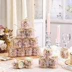 MTLEE 16 Pack Wooden Tealight Candle Holder Kit Guest Gifts, Cute - Image 5