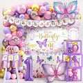 Butterfly First Birthday Decorations for Girl Butterfly 1st Birthday Decor by TREWAVE