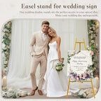 Gold Easel Stand for Signs , 43.5" Heavy Duty Metal Easel Stand - Image 4