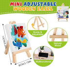 ESRICH 36 Set Mini Canvas Painting Kit, 3x3in Mini Paint Set - Image 5