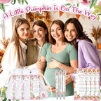 145 Pcs Little Pumpkin Baby Shower Favors Fall Baby Shower Pens Keychains - Image 5