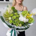 Geosar 8 Bundles Artificial Peonies Flowers,Olive Green - Image 7