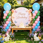 2‑Set Light Blue Sage Green Macaron Pink Balloon Column Kit for Baby Shower - Image 6