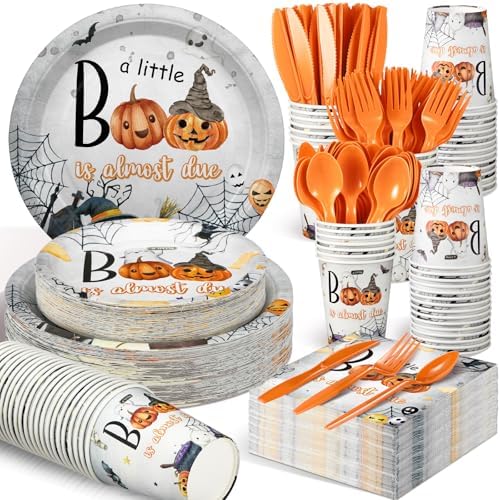 Dandat 350 Pcs Baby Shower Set, Boo, Orange by Dandat