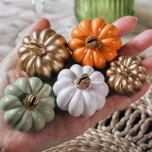Kate Aspen 12pcs Fall Decor Orange Pumpkin Place Card Holder, Place Settings for Thanksgiving Table Decor, Fall Themed Weddings, Bridal Brunches (Place Cards Included) - Image 4