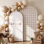 Moukeren Locally Grown Arch Backdrop Cover 6ft and 7.2ft for Farmer's Market Theme Baby Shower Party Gender Reveal Birthday Party Banquet Photo Arches Background Decorations - Image 4