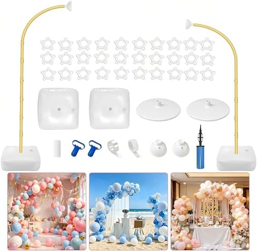 Balloon Arch Kit,Adjustable 8.2FT & 6FT Half Balloon Arch Stand by Unknown