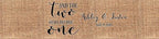 and the Two Shall Become One on Burlap Wedding Engagement Party Water Bottle Labels - Image 2
