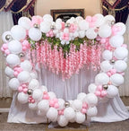 7.2ft Heart-Shaped Metal Balloon Arch Kit for Weddings Valentine's Day Proposals Engagements & Birthdays, Elegant Heart Arch Stand with Base for Ceremony Backdrops & Party Decorations - Image 4