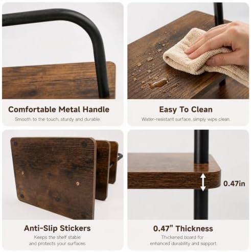 Cupcake Stand, 3 Tier Large Wood Cupcake Stand for 50 Cupcakes - Image 6