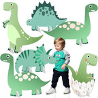6 Pcs Large Dinosaur Cardboard Cutouts for Kids Birthday Party by Unknown