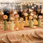 TBWIND 24 Pcs Colorful Glass Bud Vase Set，Small Flower Vases - Image 3