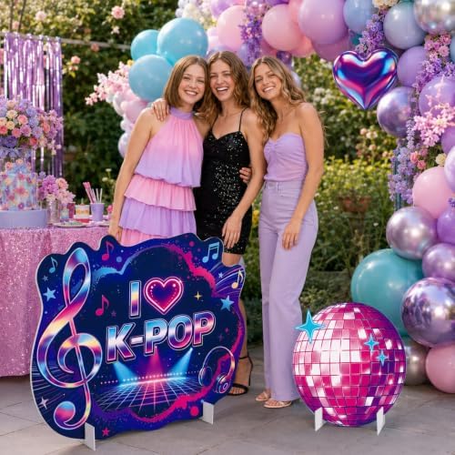 3 Pcs Large Kpop Birthday Party Decorations, Kpop Cutout Decor - Image 6