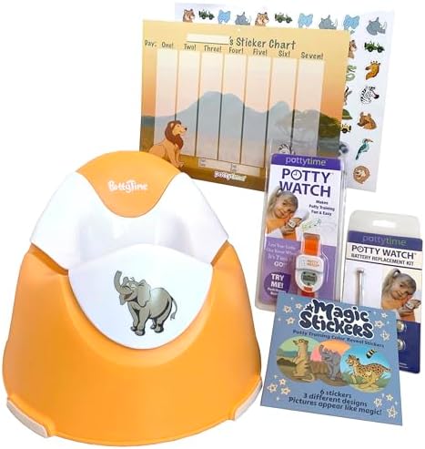 Potty Time Party Pack: Potty Watch, Chart, Toilet & Magic Reveal Stickers by PottyTime-MakersoftheOriginalPottyWatch