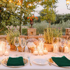50 Pack Emerald Green Napkins 20x20Inch Cheesecloth Napkins - Image 7