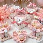 Baby Shower Favor, Set of Stone Angel with Wing Baby Favor Magnet, Baptism Return giveaways Pink White Blue Girl Boy Favor Magnets, Gender Reveal, Communion Gifts (Blue, Set of 30) - Image 7