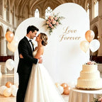 2 Pack Arch Backdrop Stand and Cover Set(7.2FT/6FT) Balloon Arch Stand - Image 2