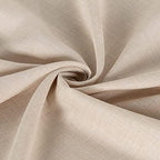 Fitable 6 Pack Beige Faux Linen Tablecloths Rectangle 60x120 Inch - Image 2