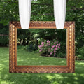 Wenqik Wedding Large Photo Booth Props 35 x 47 Inch Gold Vintage Frame Photo Booth Selfie Frame with 13 ft Ribbon for Wedding Bridal Shower Bachelorette Birthday Creative Friends Party Photobooth by Wenqik