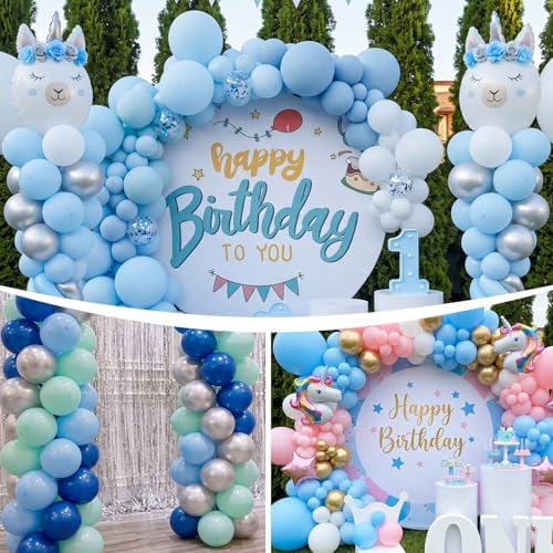 Hicarer 8 Sets Balloon Column Stand Kit, 7ft, Classic Metal - Image 5