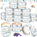 MTLEE 24 Pcs Fall Baby Shower Candle Favor Thanksgiving Little Pumpkin Blue by CelebrateEveryMoment