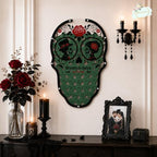 Gothic Wedding Guest Book Alternative, Halloween Skull Keepsake - Image 5