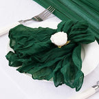DeZerlor Emerald Green Christmas Cheese Cloth Napkins Set of 50 for Party - Image 6