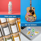 OnlineLabels 8.5" x 11" Sticker Paper - Waterproof Matte - Inkjet Only - Image 4