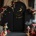 Red Black Arch Backdrop Cover Set of 3 Party Wedding Arch Covers Stretchy Backdrop 6FT 6.6FT 7.2FT Decorations Baby Shower Bridal Shower Photo Birthday Arch Stand Cover Spandex - Image 4