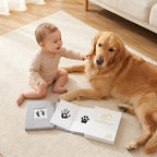 15 Pack Baby Inkless Milestone Cards Album, Inkless Baby Hand Footprint Kit, Monthly Milestone Signs, Baby Book Keepsake, Baby Growth Milestone Cards for Newborn (White Box+Frame) - Image 6