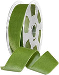 Morex Ribbon Nylon, 1 1/2 inches by 11 Yards, Kiwi, Item 01240/10-611 Nylvalour Velvet Ribbon 1 1/2" x 11 yd by MorexRibbon