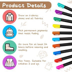 Chuarry 43 Pcs Baby Shower Kit, 8 Onesies 8 Bibs Markers 16 Stencils - Image 3