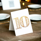 Numeric Design Table Number Cards Double Sided Party Table Numbers for Reception Baby Shower Anniversary Birthday Bridal Party 4x6 100 Pcs - Image 2