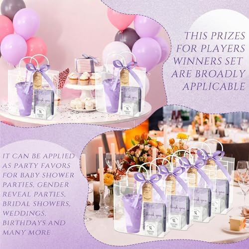 Nuogo 6 Sets New Parent Shower Prizes, Purple Color, Classic Style - Image 6