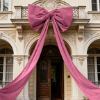 Luxury Giant Velvet Bow Decor Oversized Wall Bow Decorations Bow Decorative for Room Wall Party Birthday Backdrop Baby Shower Decor Front Door Patio Outdoor Wedding Arch - Image 3