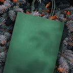 Nexmint Christmas Tree Green Gift Bag 8"x10.5": 120 Pack Bulk Medium Kraft Paper Bags with Handle. Great for Holidays,Gifts,Party Favors,Treats,Goodies,Candies,Shopping,Business,Retail - Image 5