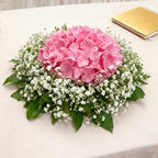 100PCS Artificial Hydrangea Flowers, Fake Flowers Silk Hydrangea Full Flowers Heads with Stems for Wedding Home Party Shop Baby Shower Decor (Bubble Pink) - Image 4