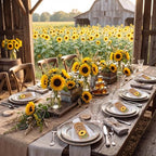 Ecation 36 Pack Sunflower Keychain Party Favors, Tags and Organza Bags - Image 6