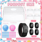 4 Sets Baby Shower Game Swing Shaking Balls Set for Adult Novelty Twerk Includes 120 Table Tennis Balls, 4 Strap Shake Boxes 4 Belts for Bridal Party(Gender Reaveal,Pink, Blue) - Image 5