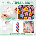 Amyhill 30 Pack 3.5 Inch Balloon Arch Clips 100 Pcs 260 Long Balloons Kit - Image 5