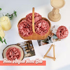 56 Pcs Peonies Artificial Flowers, 4.8’’ Fake Peonies - Dusty Pink - Image 3