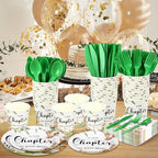 Dandat 350 Pcs Baby Shower Set, Storybook, Green - Image 5
