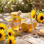 24 Pack 3.4 oz Glass Honey Jar Party Favors - Image 4