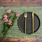 fani 60 Pack Gauze Cheesecloth Napkins, 20 x 20 in, Sage Green - Image 5