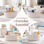 6 Pack Small Woven Gift Baskets Empty to Fill, Cute Gift Basket - Image 5