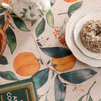 patdrea Designer French Printed Tablecloth,Round,Diameter 55" - Image 3